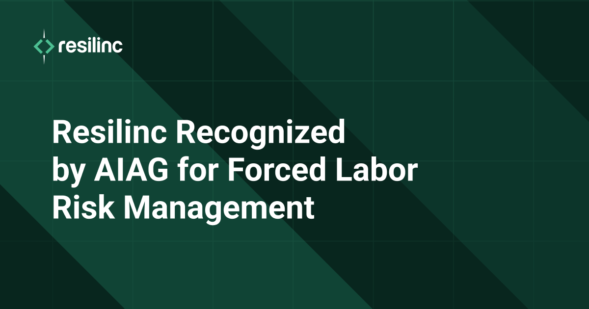 Resilinc-Recognized- by-AIAG-for-Forced-Labor-Risk-Management